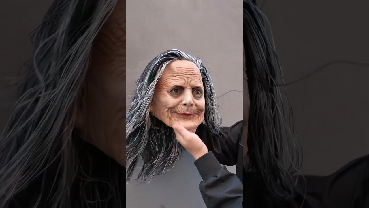 " Look for Party! This Old Man Mask is Too Cool