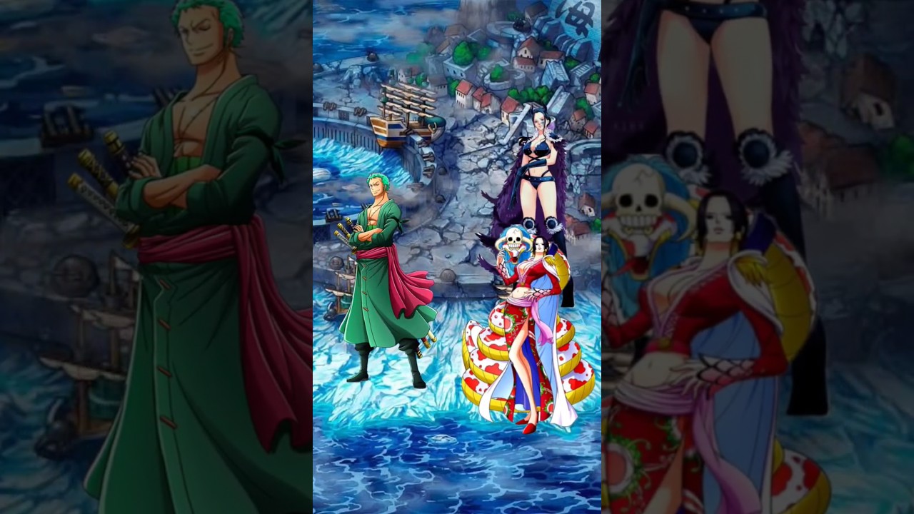 zoro vs nico robin and boa hancock - YouTube