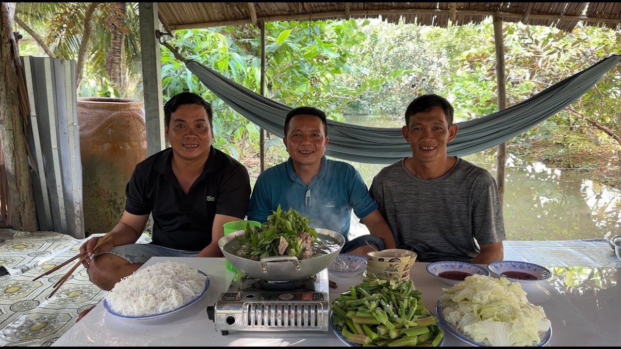 Nồi Lẩu Tháp Anh 3 Chế Biến Nhậu Một Cái Nhức Cái Nách | Cù Lao Dung Vlogs