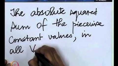 Mod-01 Lec-03 The Haar Multiresolution Analysis