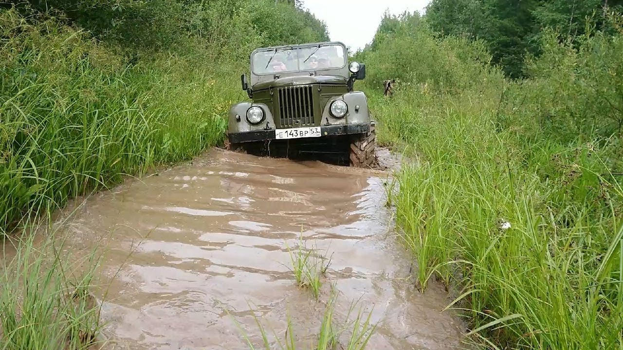 Газ 69 Nortec TS-07 12,4L-16 УМЗ-421. Взяли потестить резину у друзей.