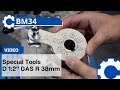 Mackma machine bm34 special tools d 12 gas  r 38mm