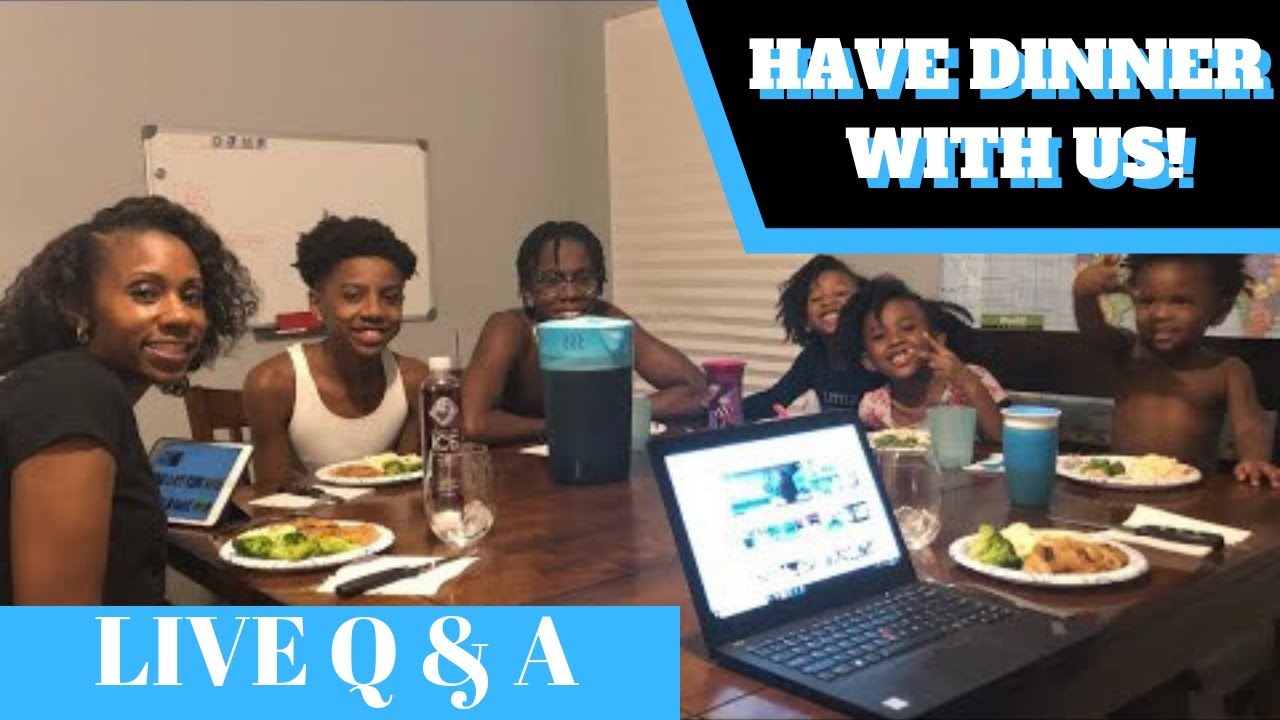 HAVE DINNER WITH US | Q&A WITH THE PUREFOYS | CHAT WITH A BLACK FAMILY