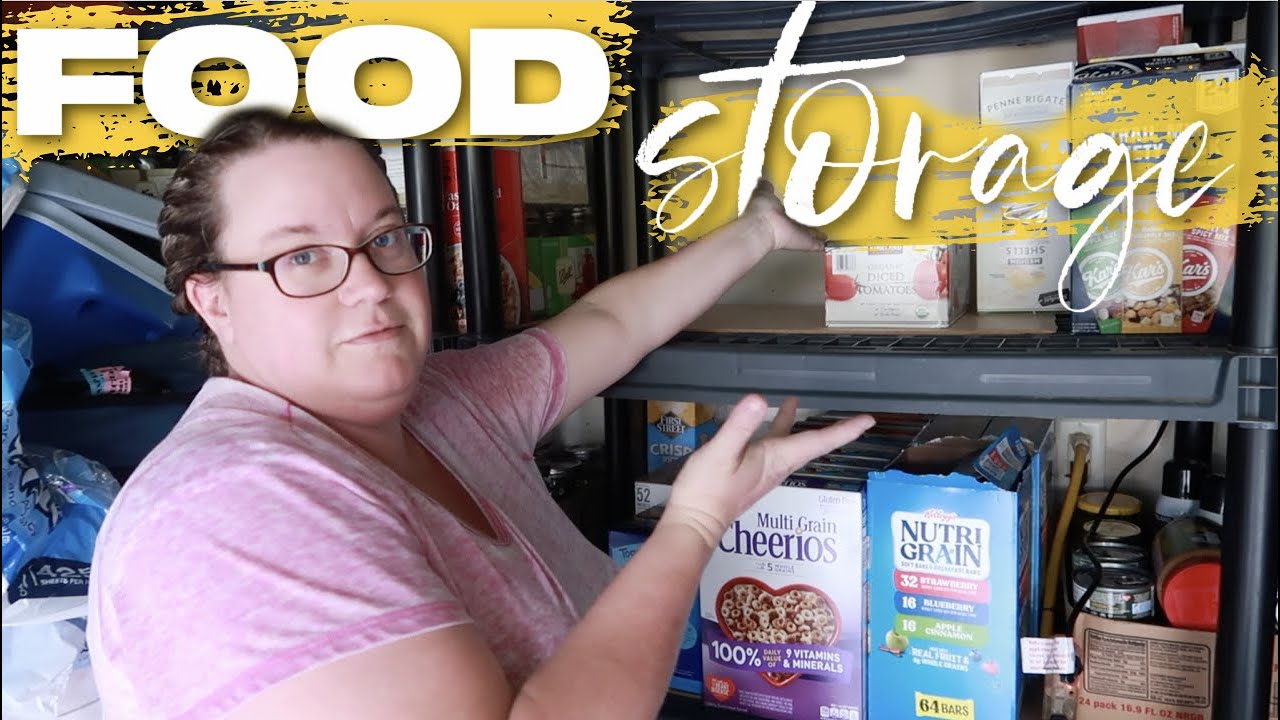 FOOD STORAGE ORGANIZATION PANTRY ORGANIZATION ORGANIZING OUR PANTRY