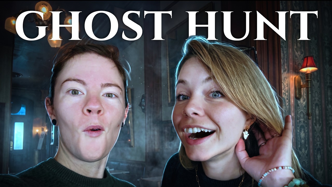 We Spent The NIGHT At LEMP Mansion *Haunted!* - Vlog - Hailee And Kendra