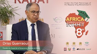 ASYS TV  - Interview avec Driss Guerraoui, Président du Conseil de la Concurrence, Royaume du Maroc