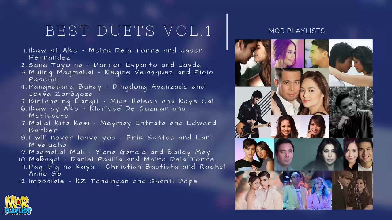 Best Duets Vol. 1 MOR Playlist NonStop OPM Songs ♪ YouTube