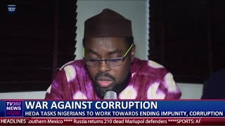Heda tasks Nigerians to work towards ending impunity, corruption