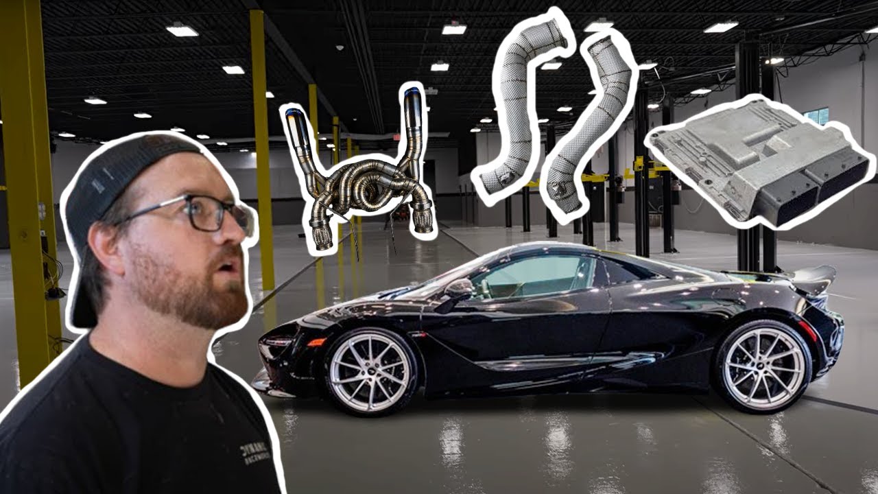 How much power does a downpipe tune/exhaust Mclaren 720S make?(SOUNDS INSANE)