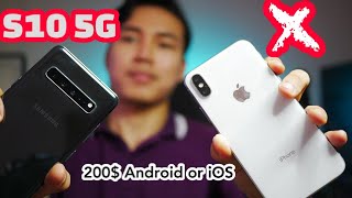 iPhone X Vs Galaxy S10 5G 190$ ប្រៀបធៀប 2023