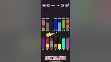 Water sort puzzle level 132