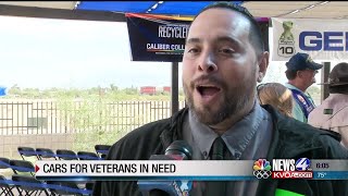 Local vet receives 'Recycled Ride' from GEICO, Caliber Collision