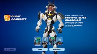 How to Unlock Combat Elite Guardian Style | Fortnite Assemble The Guardian Quests