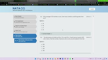 💥Answer key💥of NATA 2022 IN LIVE NOW