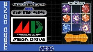 Columns (SEGA MD/Genesis)(1990) Gameplay