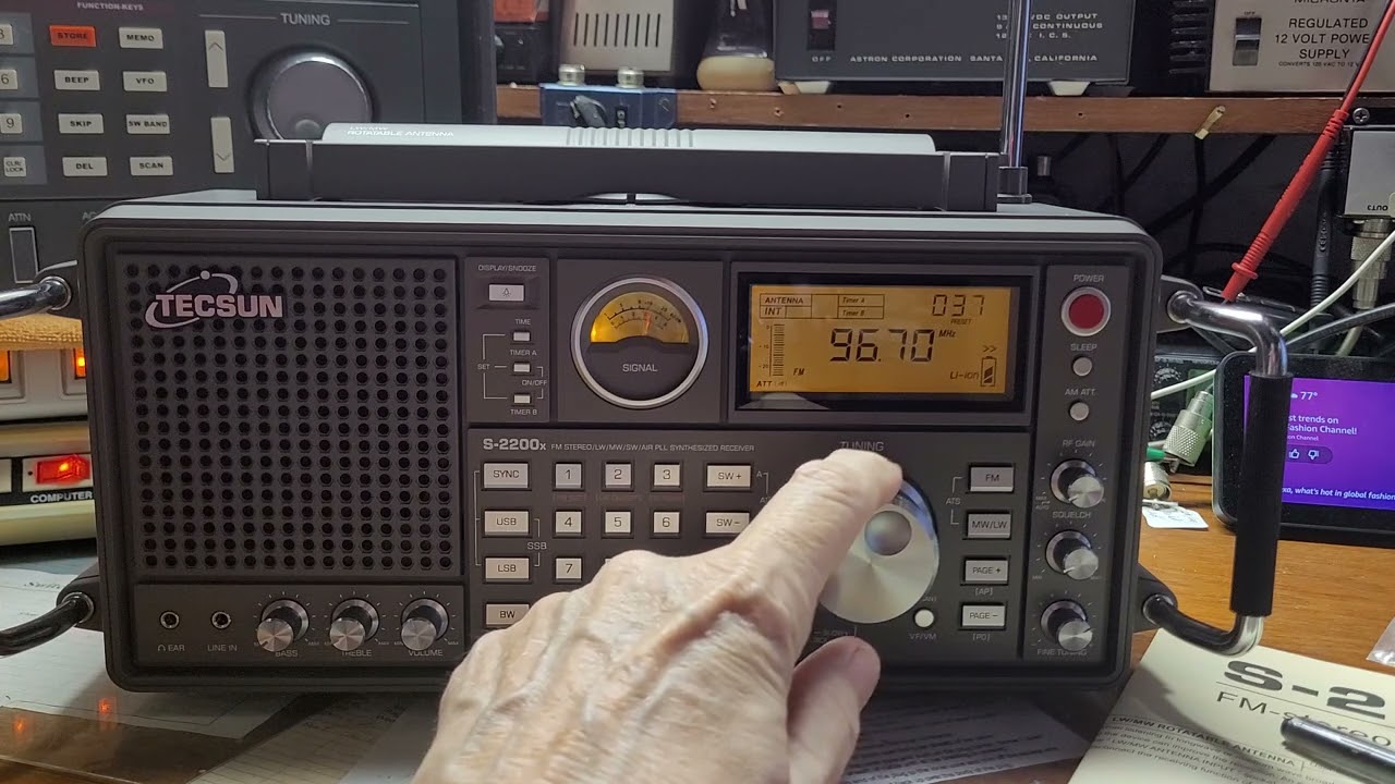 TRRS #2464 - TECSUN S-2200x FM Testing - Amazing - YouTube