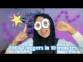 ASMR Fast 1000 Triggers In 10 Minutes