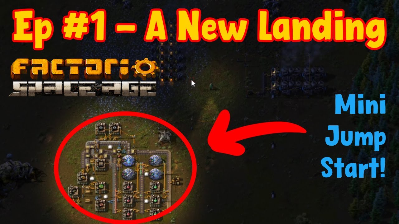 A New Landing! | Let's Play Ep1 | FACTORIO SPAGE AGE - YouTube