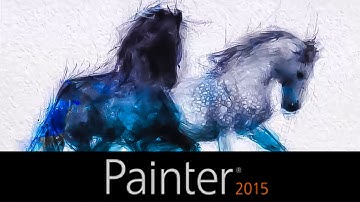 Painter 2015 Particle Brush Painting Featuring Karen Bonaker