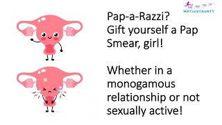 Pap-a-Razzi? Pap smears are necessary whether in a monogamous relationship or not sexually active!