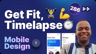 I Designed a Gym App That Makes Working Out Easier | Figma Timelapse