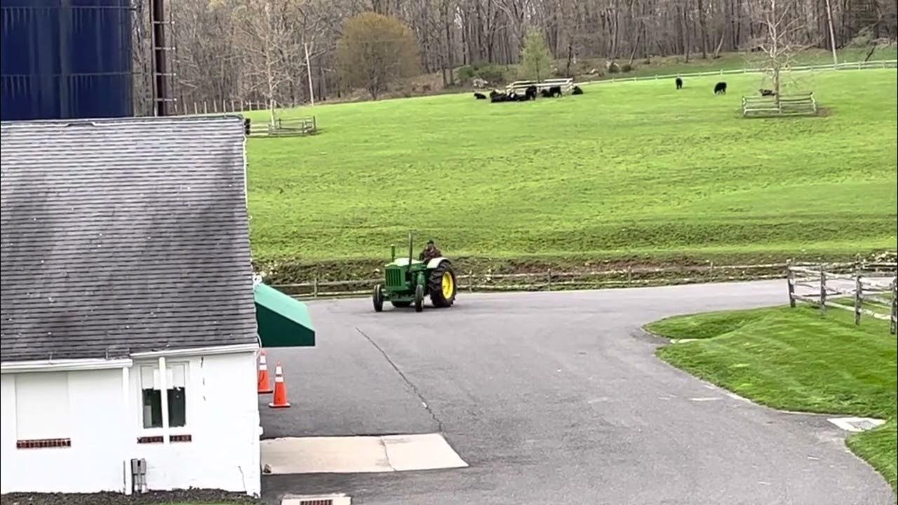 Art Downs driving John Deere D at Toplands Farm Roxbury Ct YouTube