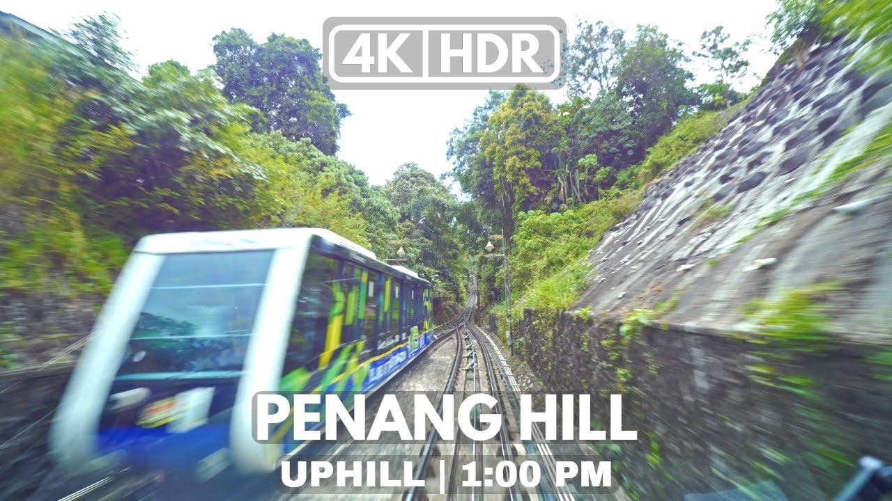 【4K|HDR】 PENANG HILL | BUKIT BENDERA | UPHILL | 1:00 PM | PENANG | SONY A7III