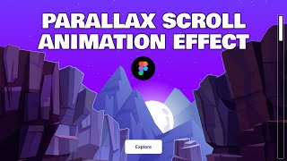 Figma Web Animation using Parallax Effect while Scrolling