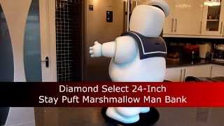 Diamond Select Ghostbusters 24-Inch Stay Puft Marshmallow Man Bank