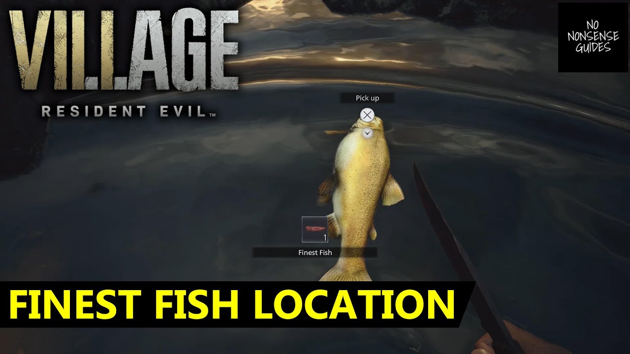 Resident Evil Village Finest Phantom Fish Location - Sarmale de Peste  Unique Ingredient 