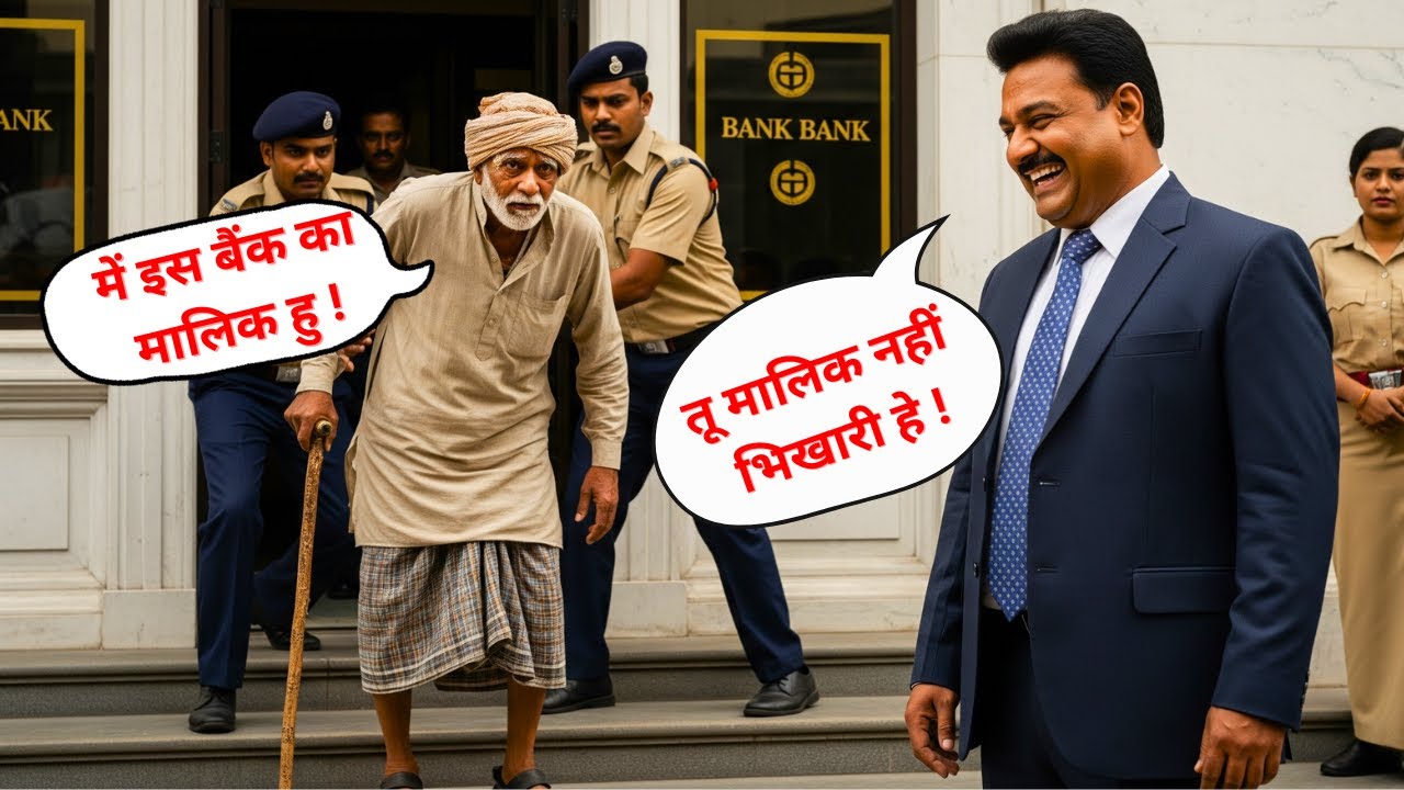 जब बैंक के मालिक बैंक में बुजुर्ग बनकर गए , मेनेजर ने धक्के मारकर निकला फिर जो हुआ ...