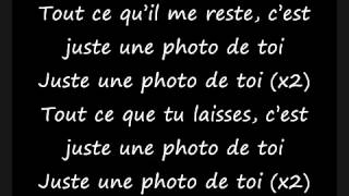 Video thumbnail of "M.Pokora-Juste une photo de toi (Lyrics)"