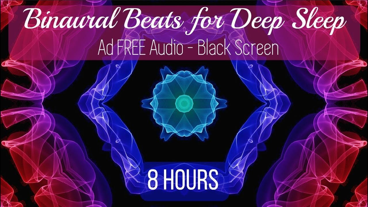 FALL ASLEEP FAST 8 Hours AD FREE Binaural Beats Shift Your Vibration ...