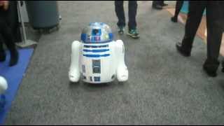 Star Wars Pump & Play Jumbo Inflatable Remote Controlled R2-D2 By Bladez Toyz PLC NYTF 2013