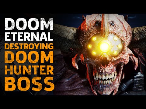 Decimating The New Doom Hunter Boss In Doom Eternal