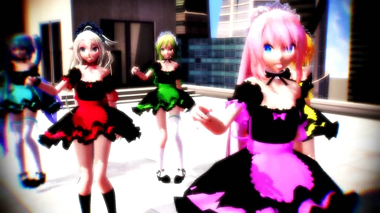 [MMD] 威風堂々ifuu doudou - IA/Gumi/Miku/Luka/Rin