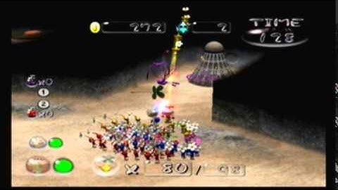Pikmin 2 - Challenge Mode - Map 14: Dweevil Nest