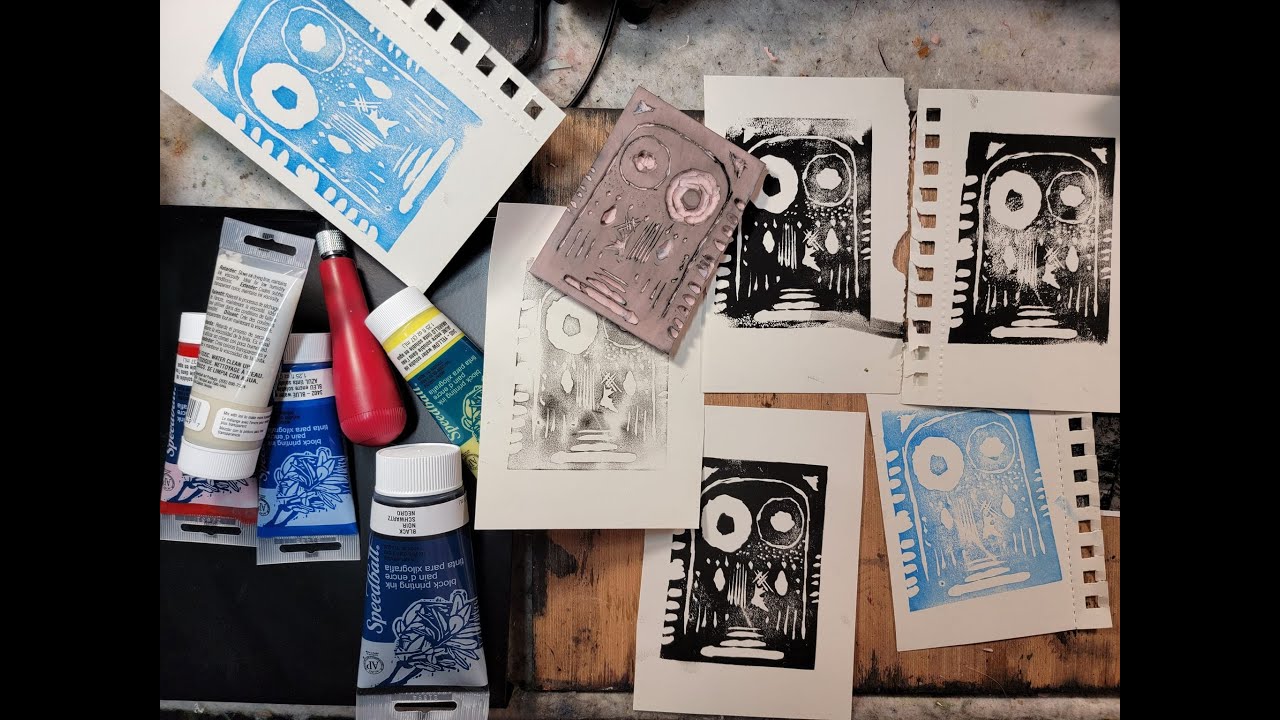 Testing the Speedball Block Printing Kit - First Reactions and