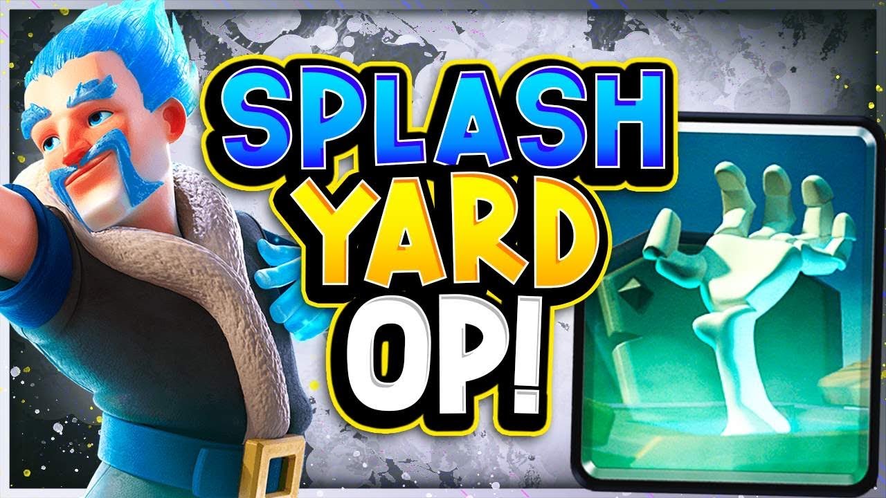 12 WIN GRAND CHALLENGE with 1 BEST SPLASH YARD DECK in CLASH ROYALE
