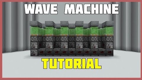 Brand New Wave Machine In Minecraft 🤯 #minecraftshorts #shorts