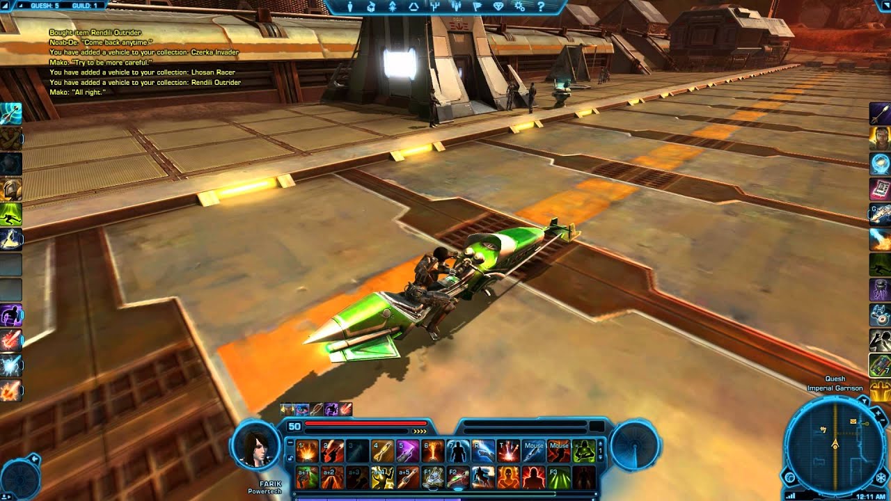 SWTOR - Ground Mount (Speeder) - Lhosan Racer