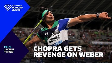 Neeraj Chopra beats Julian Weber in Paris javelin - Wanda Diamond League 2025