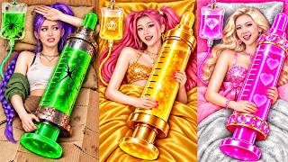HUNTRIX Extreme Makeover: From Nerd to Popular Barbie | K-Pop Demon Hunters