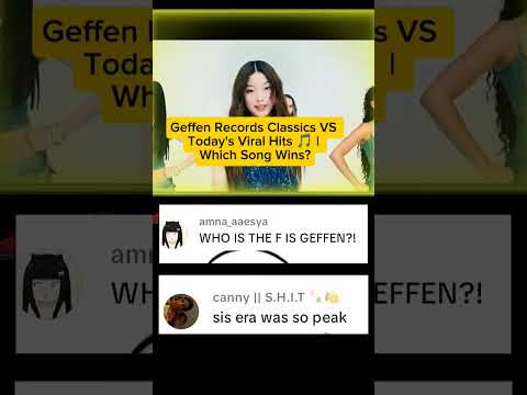 ‎Geffen Records Classics VS Today's Viral Hits 🎵 | Which Song Wins? #daniela #shorts #megan #eyecon