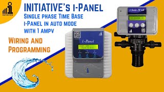 Single Phase Time Base I-Panel In Auto Mode With 1Ampvwiring Programming