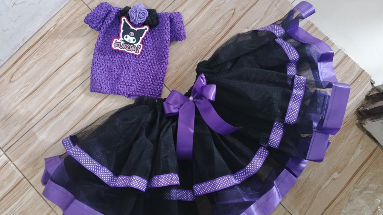 KUROMI TUTU DRESS SET WITH FREE HAIRDRESS || UNBOXING || MOMMY CZELL 