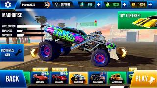 スタントカーエクストリーム「グーイモンスタートラック12」カースタントドライバーゲームAndroidゲームプレイ#44 screenshot 4