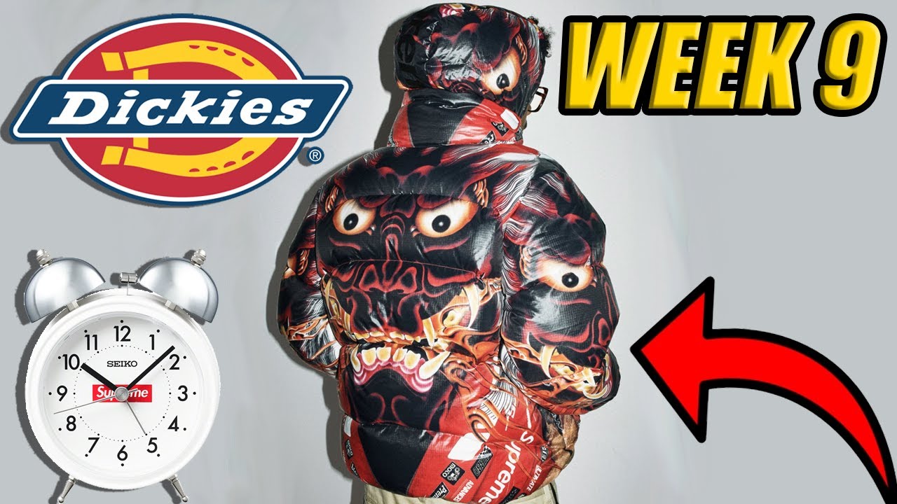 Supreme Week 9 x Dickies Collection & Satin Appliqué Hooded