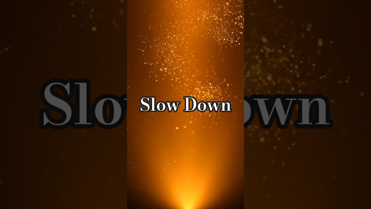 Ненавязчивое напоминание о необходимости замедлить темп 💫