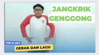 GERAK DAN LAGU  judul JANGKRIK GENGGONG  (KIKI DAN OKY)